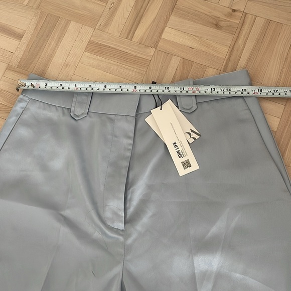 Satin style powder blue ZARA dress pant - Picture 4 of 6